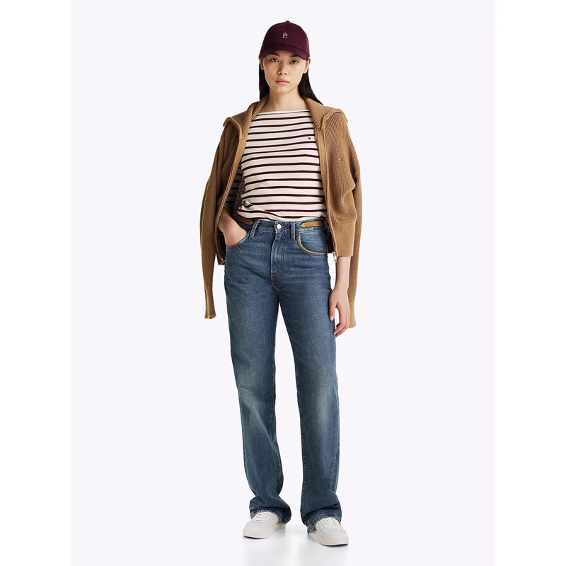 Tommy Hilfiger Slim 3/4 Sleeve Boat Neck T-Shirt image number 3